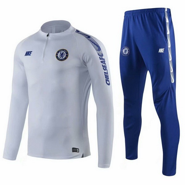 Chandal Niño Chelsea 2019 2020 Azul Gris